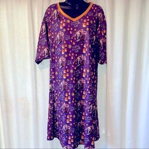Women’s Boutique Disney Tangled Rapunzel Nightgown Size 2XL